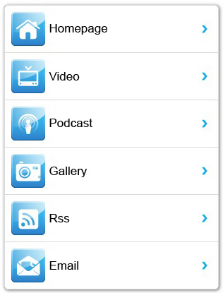New footer for iPhone version