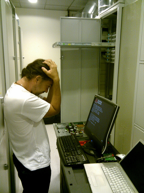 Greg configuring new servers