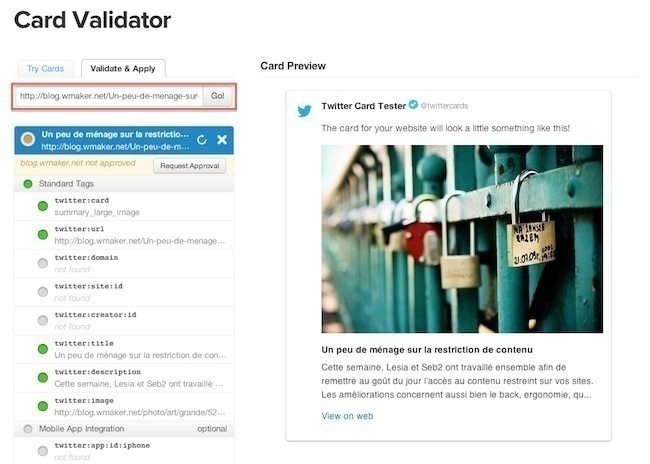 Improve your tweets thanks to Twitter Cards
