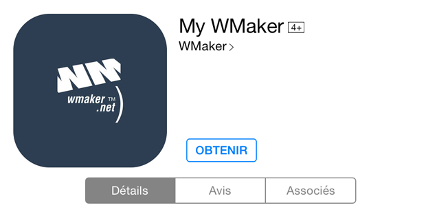 My WMaker App update on iOS