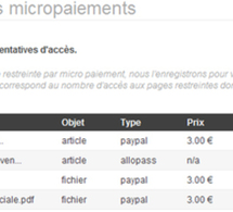 Micro payment: consult your history