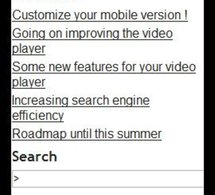 Customize your mobile version !